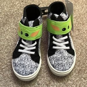 Baby Yoda high tops shoes for boys
